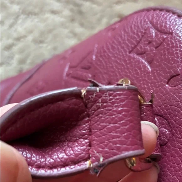 Burgundy Designer inspired Handbag - Picture 11 of 16